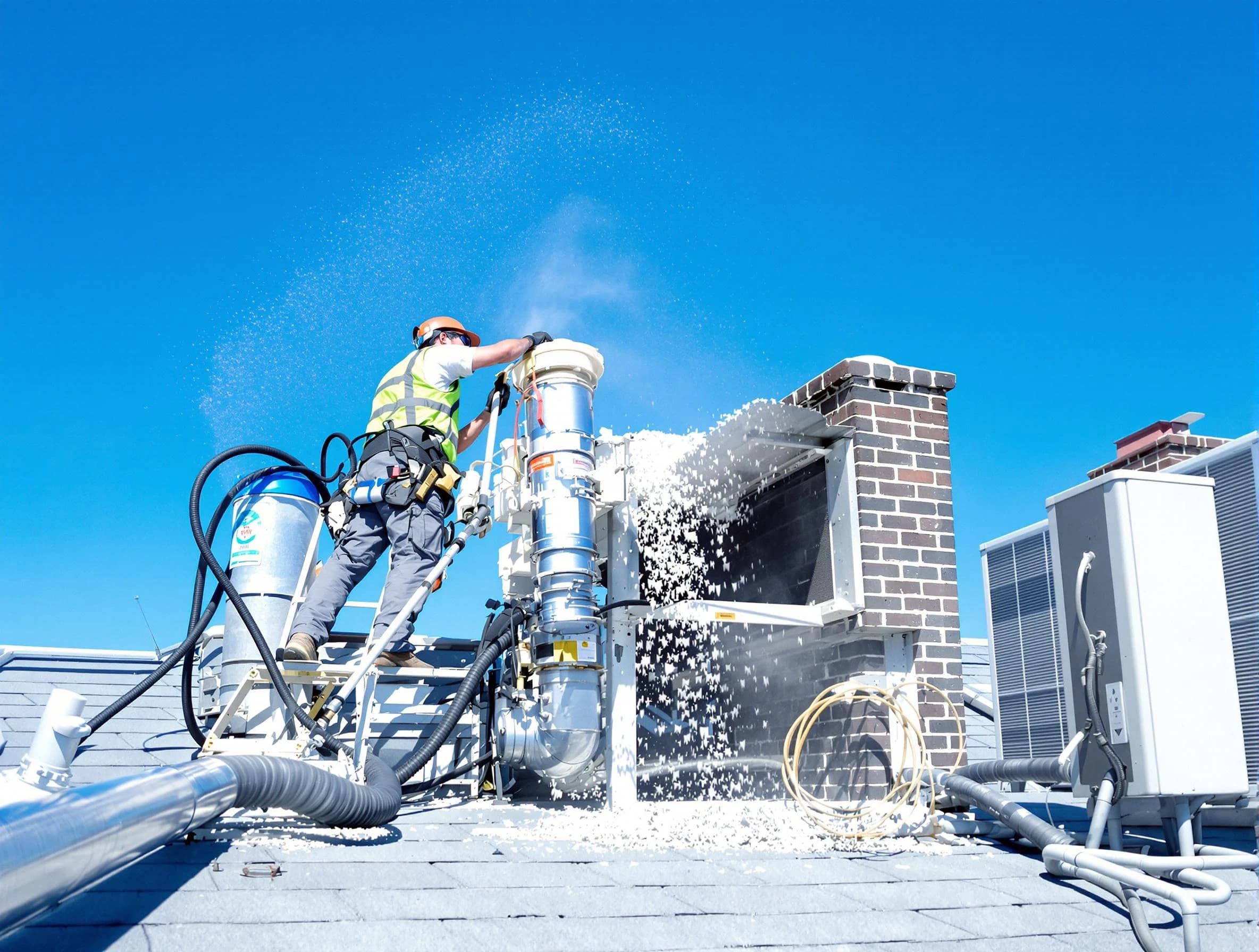 Expert roof dryer vent cleaning by Milliken Dryer Vent Cleaning in Milliken