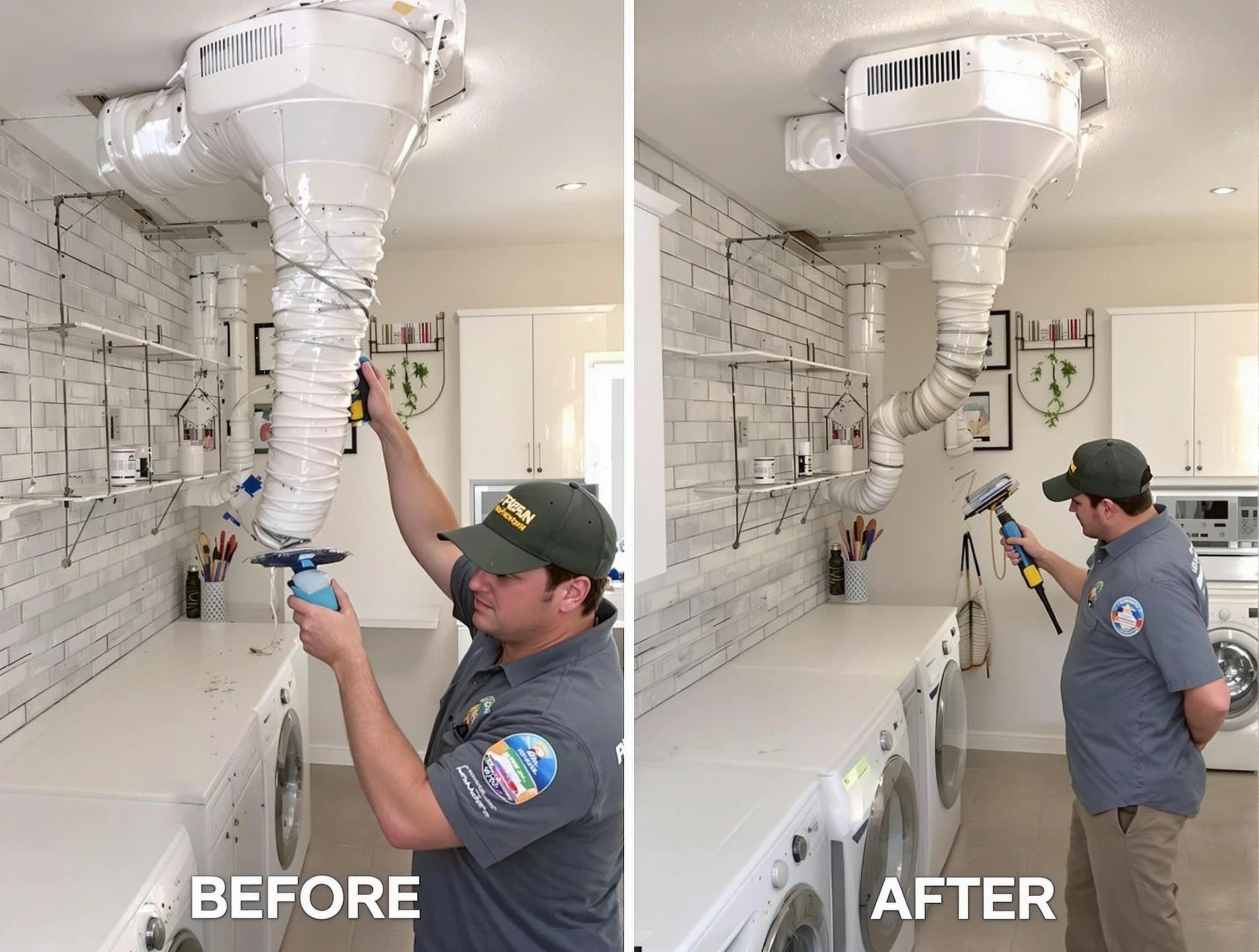 Professional dryer exhaust vent cleaning by Milliken Dryer Vent Cleaning in Milliken