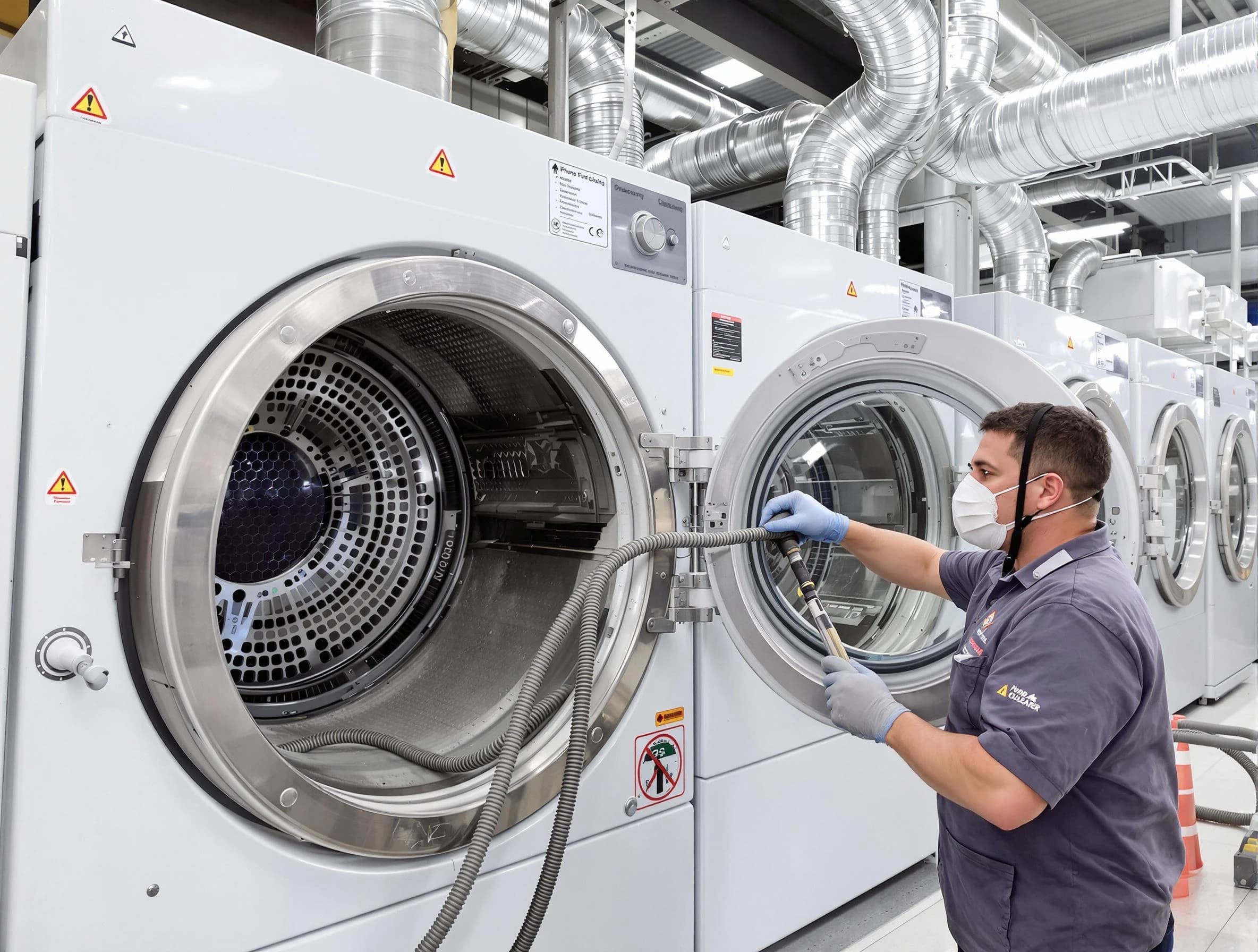 Industrial-grade dryer vent cleaning by Milliken Dryer Vent Cleaning in Milliken