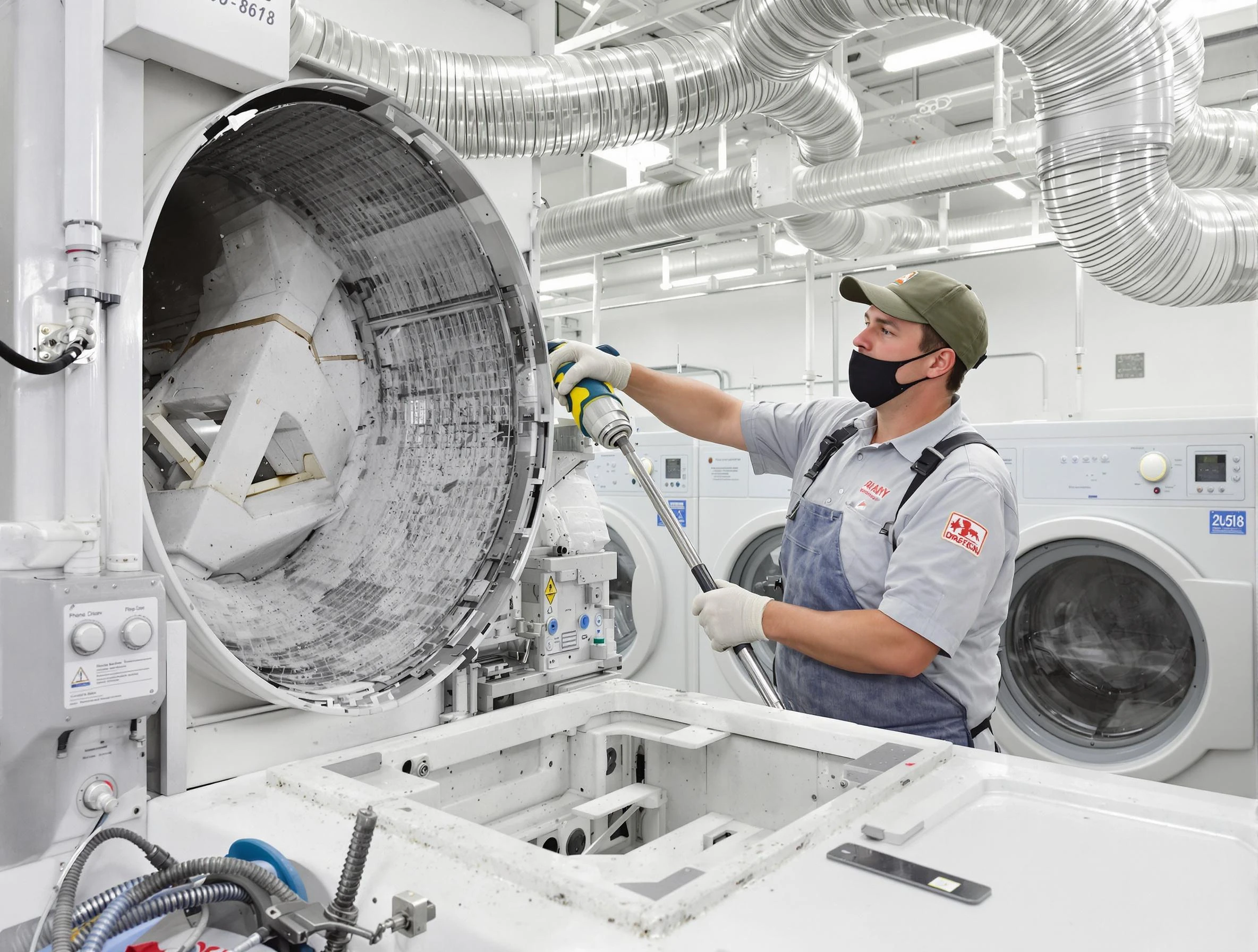 Commercial Dryer Vent Cleaning in Milliken