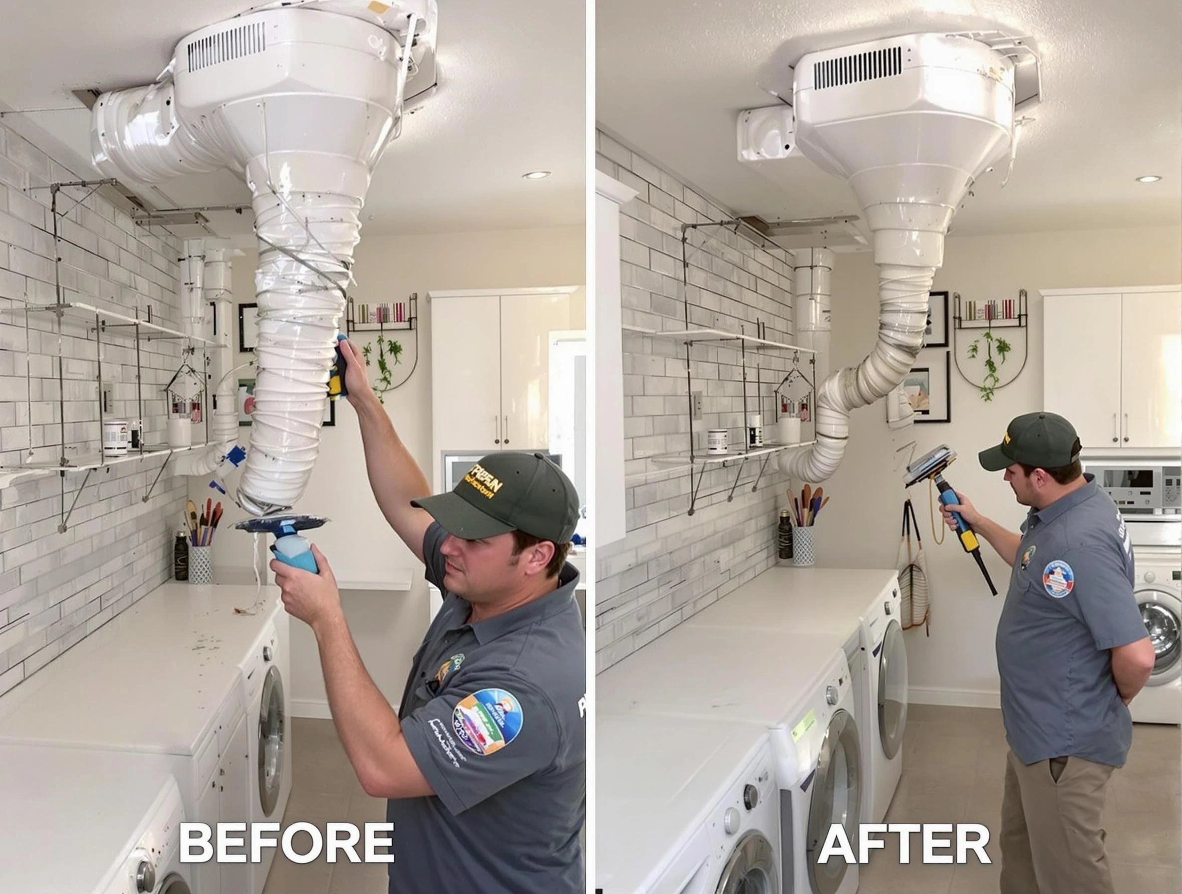 Professional dryer exhaust vent cleaning by Milliken Dryer Vent Cleaning in Milliken