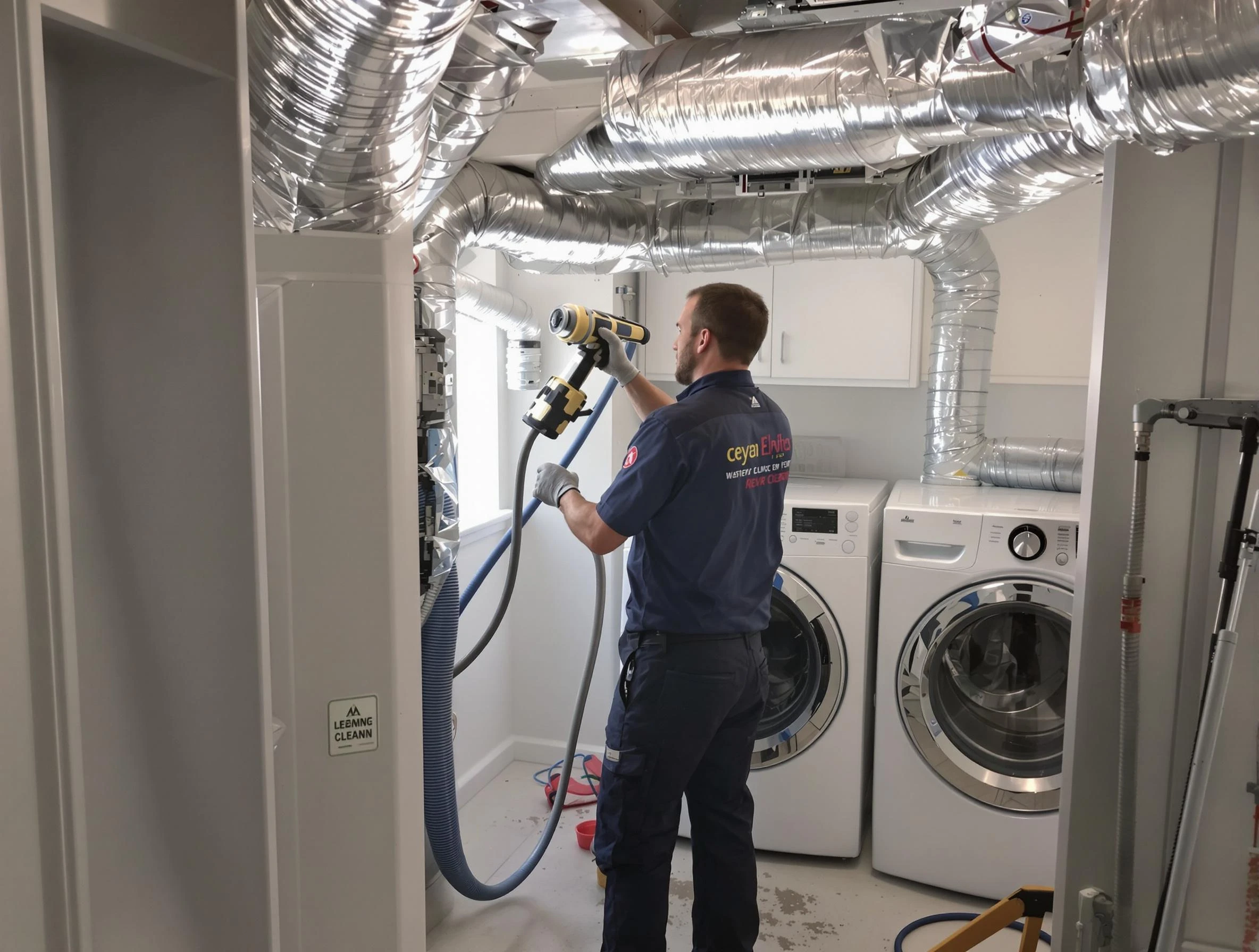 Milliken Dryer Vent Cleaning specialist using advanced equipment for thorough duct cleaning in Milliken