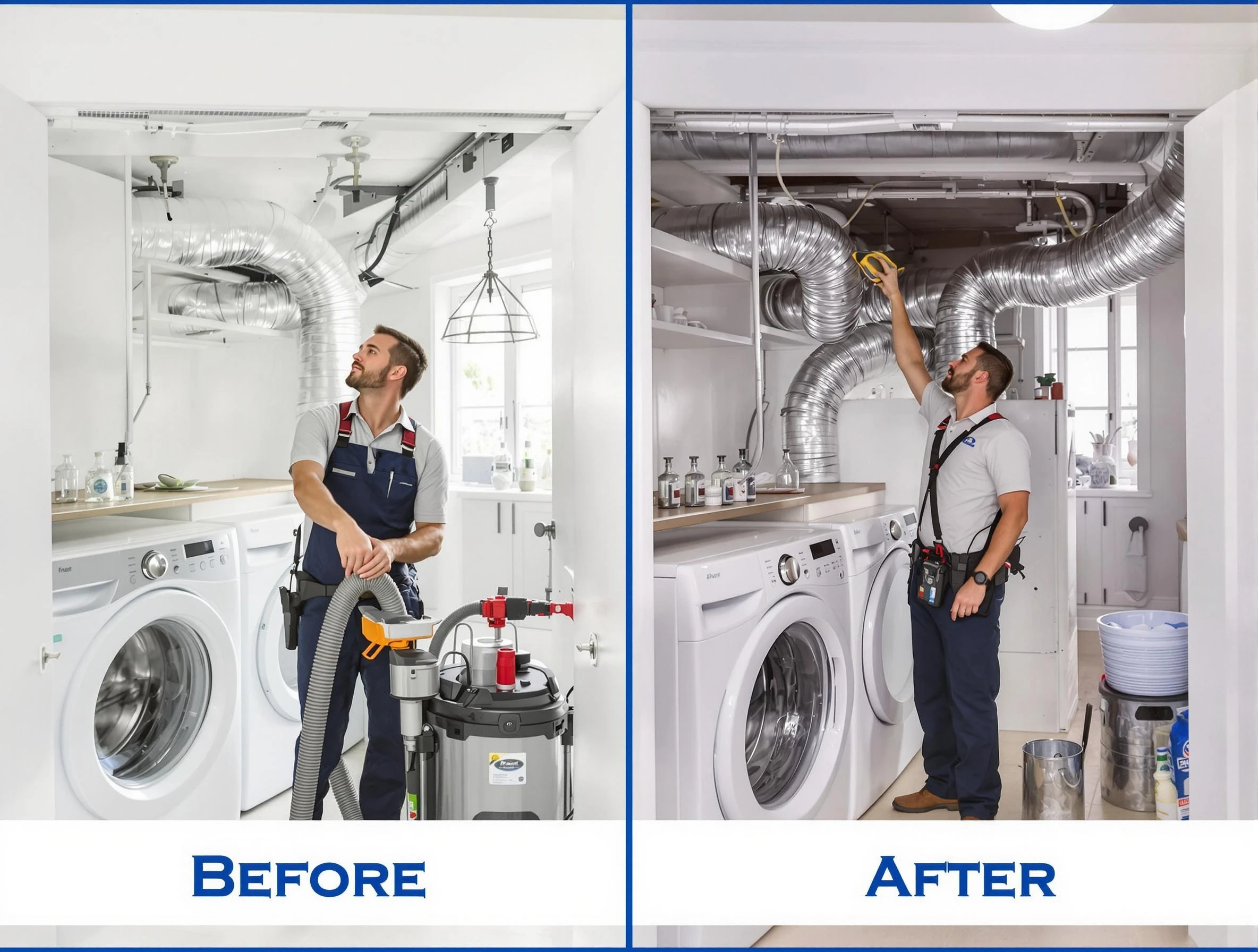 Expert gas dryer vent cleaning by Milliken Dryer Vent Cleaning in Milliken